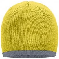 Myrtle Beach Beanie mit Kontraststreifen MB 7584