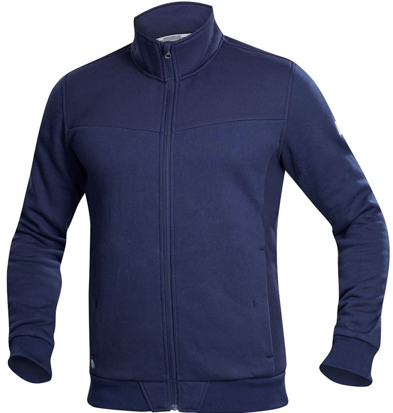 AD M007 Sweatjacke mit Strickeinsätzen 