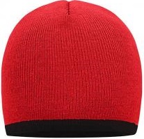 Myrtle Beach Beanie mit Kontraststreifen MB 7584