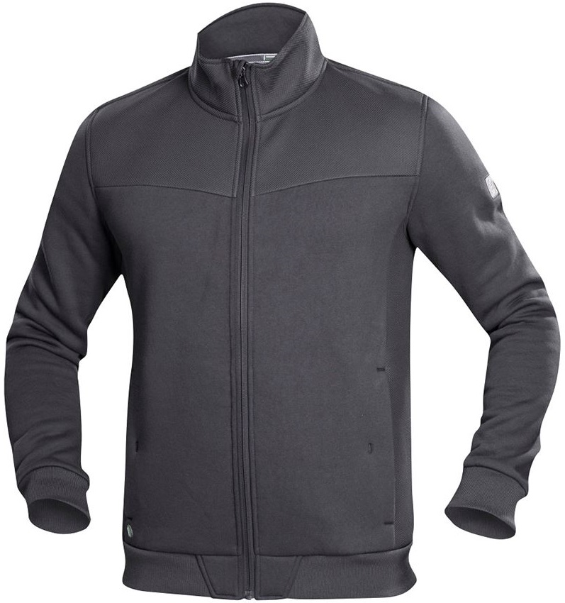 AD M007 Sweatjacke mit Strickeinsätzen 