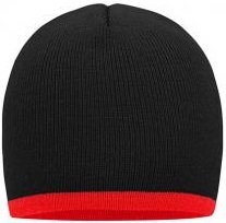 Myrtle Beach Beanie mit Kontraststreifen MB 7584