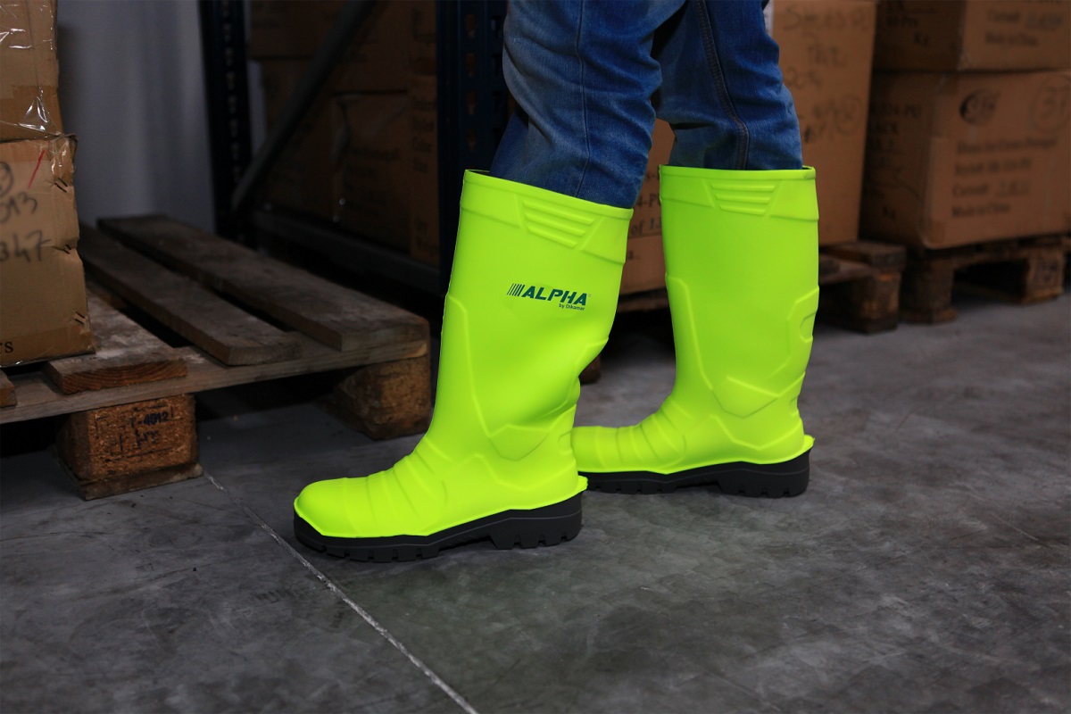 Dikamar® PU-Sicherheitsstiefel ALPHA® HIGH VISIBILITY  S5, CI, SR