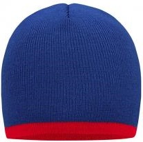 Myrtle Beach Beanie mit Kontraststreifen MB 7584