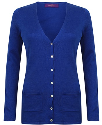 HENBURY Damen V-Button Cardigan 723