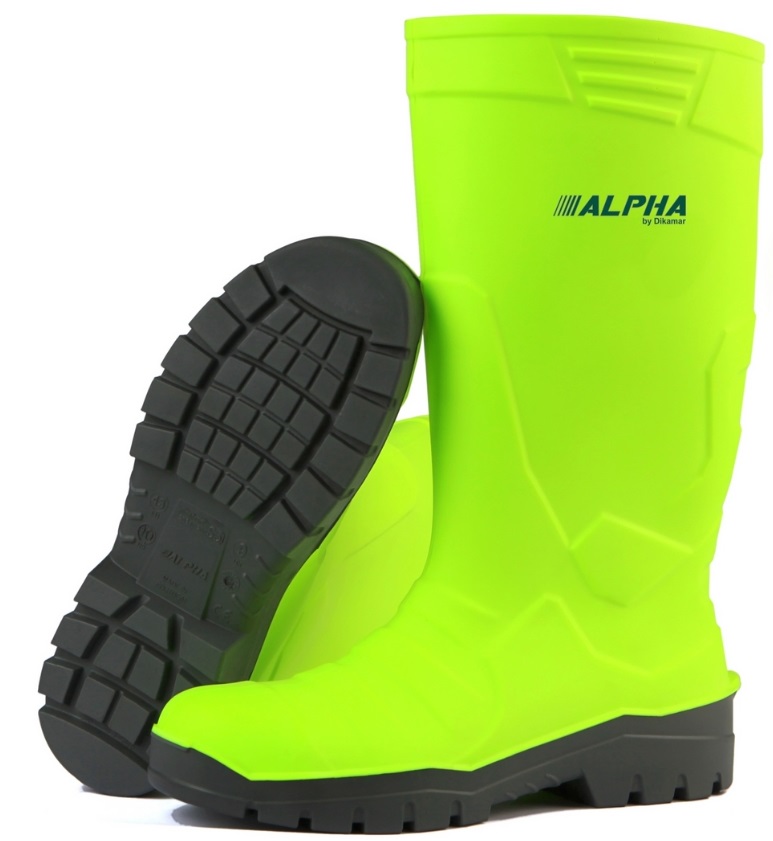 Dikamar® PU-Sicherheitsstiefel ALPHA® HIGH VISIBILITY  S5, CI, SR